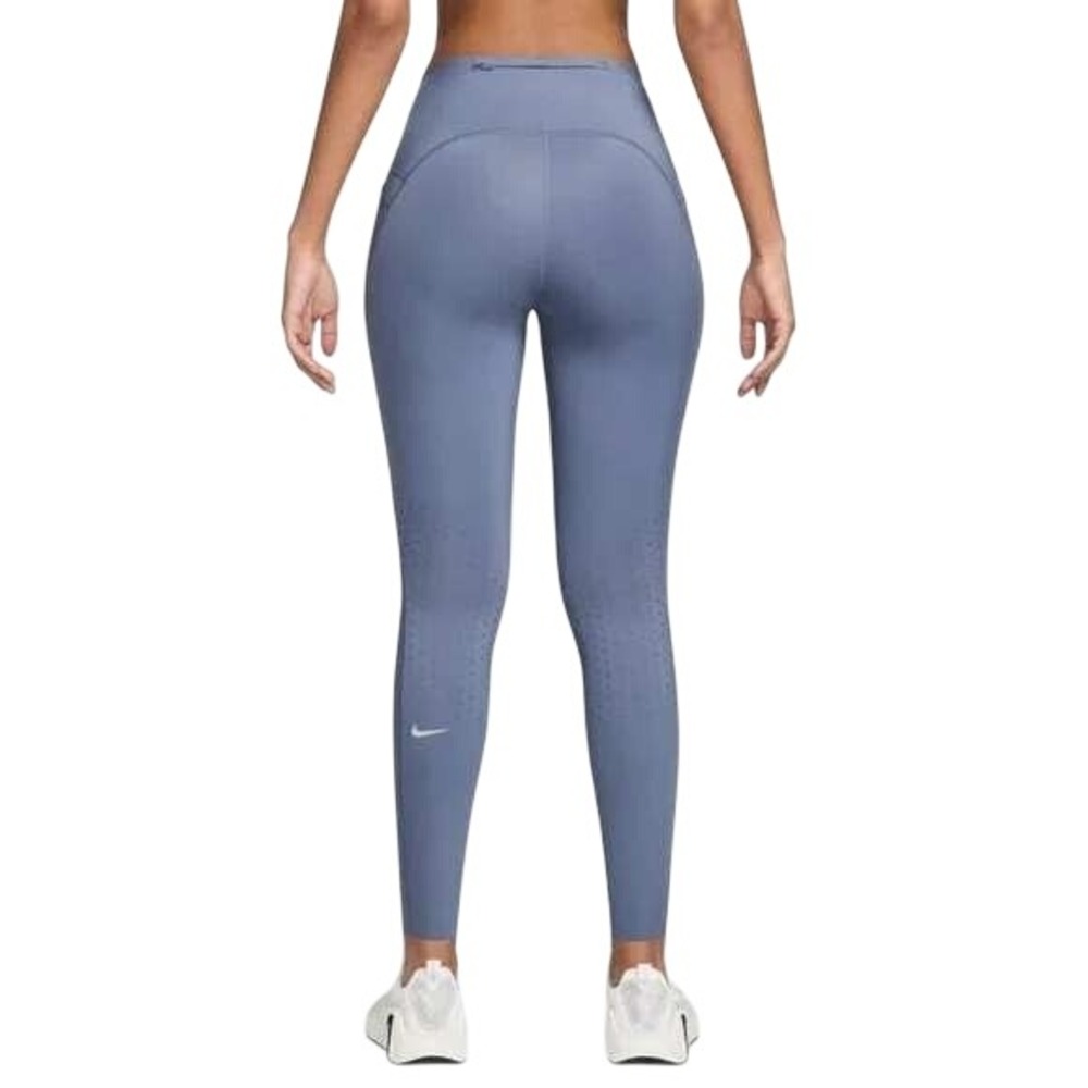 Nike Swift Dri Fit High Waisted 7/8 Running Leggings Blue Size XXL NWT